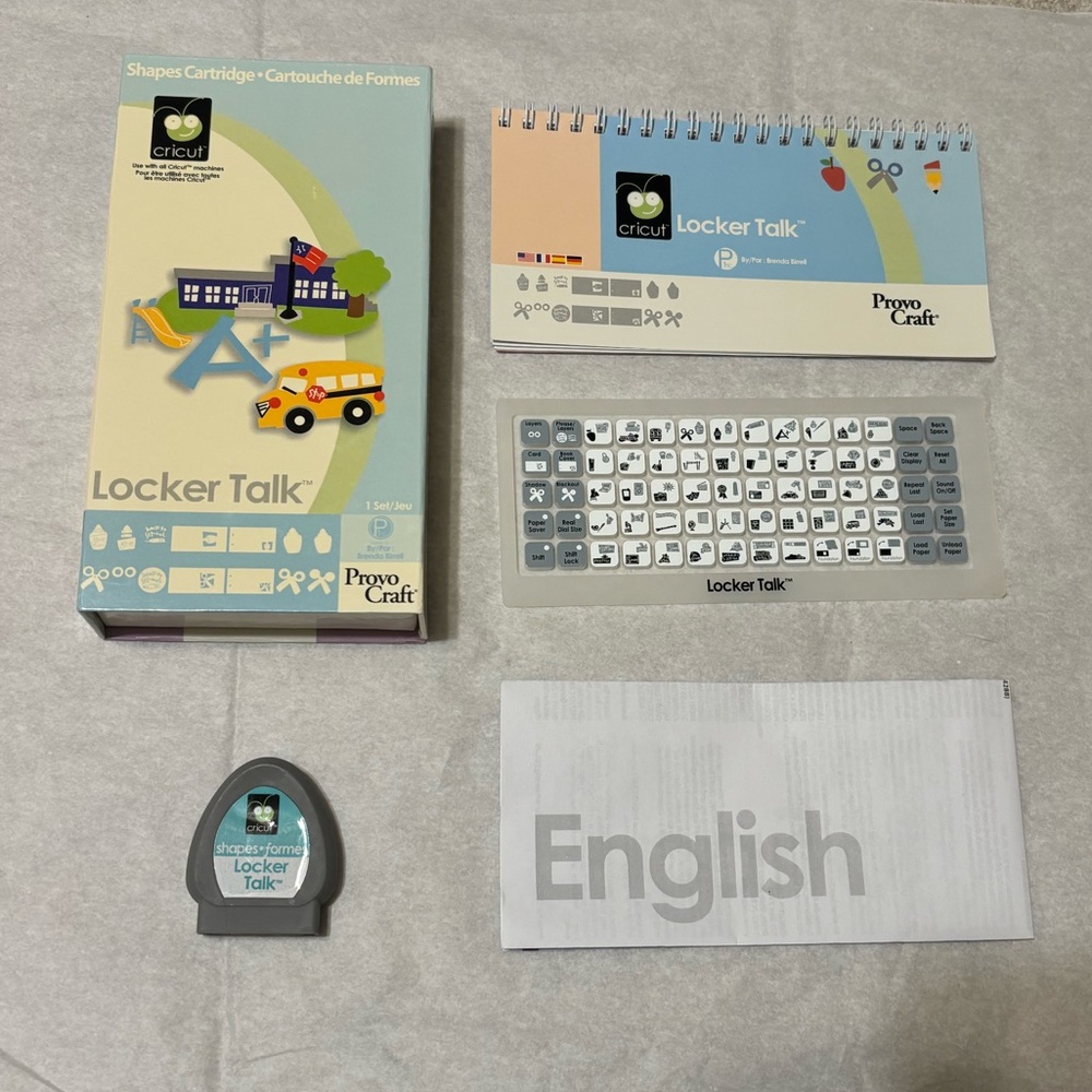 Cricut Locker Talk Cartridge Set